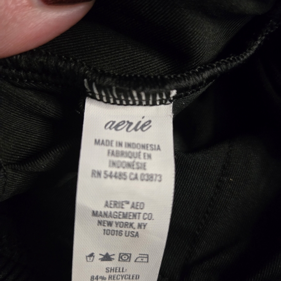 Aerie Ribbed Black Sports Bra - NWT- MED #7 - Picture 5 of 5